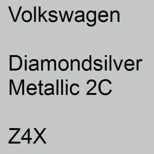 Volkswagen, Diamondsilver Metallic 2C, Z4X.